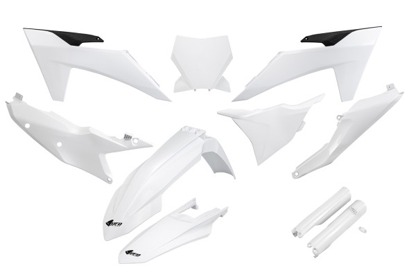 Full Plastic Kit white 20-24 compatible Ktm SX 250 - SX 125 - SX-F 350 - SX-F 450 - SX 300 - SX-F 250 - XC-F 250 - XC-F 350 ...